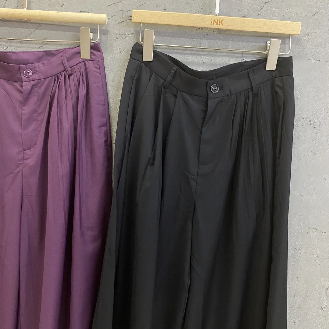 2023FW Осенние роскошные новые женские высококачественные широкие брюки, блузка для женщин, 2 цвета Ddxgz2v 7,21