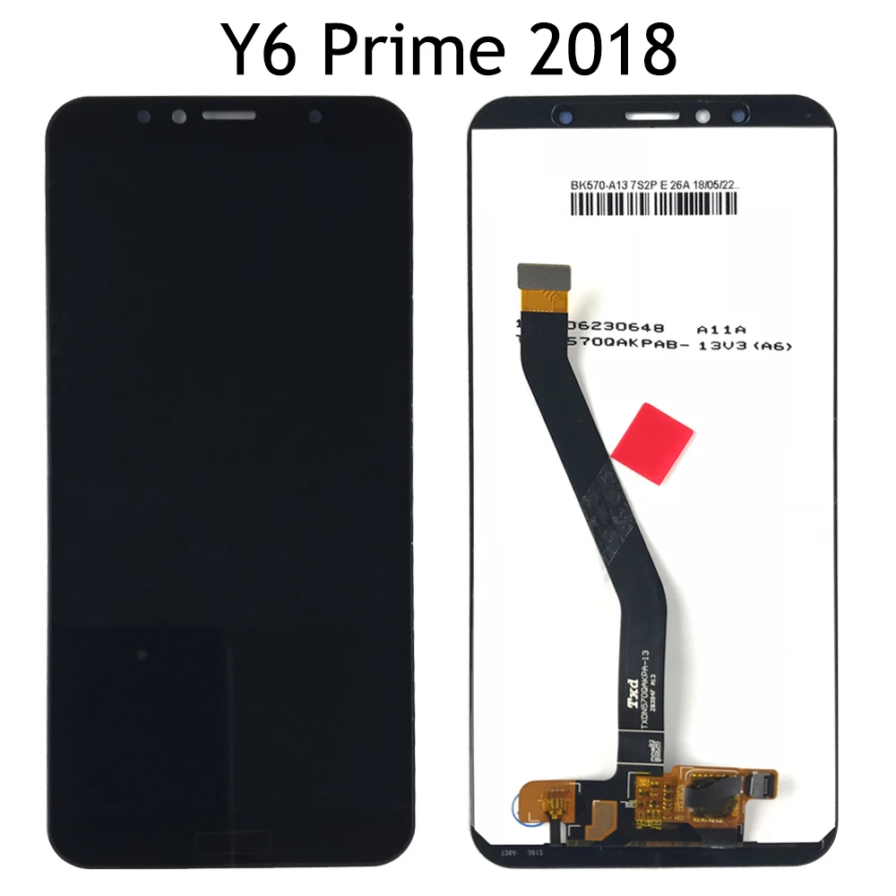3/5/10 шт. Оригинальный для Huawei Y6 2018 ATU-L11 ATU-L21 ATU-L22 Для Y6 Prime 2018 ЖК-дисплей с сенсорным экраном Дигитайзер В сборе