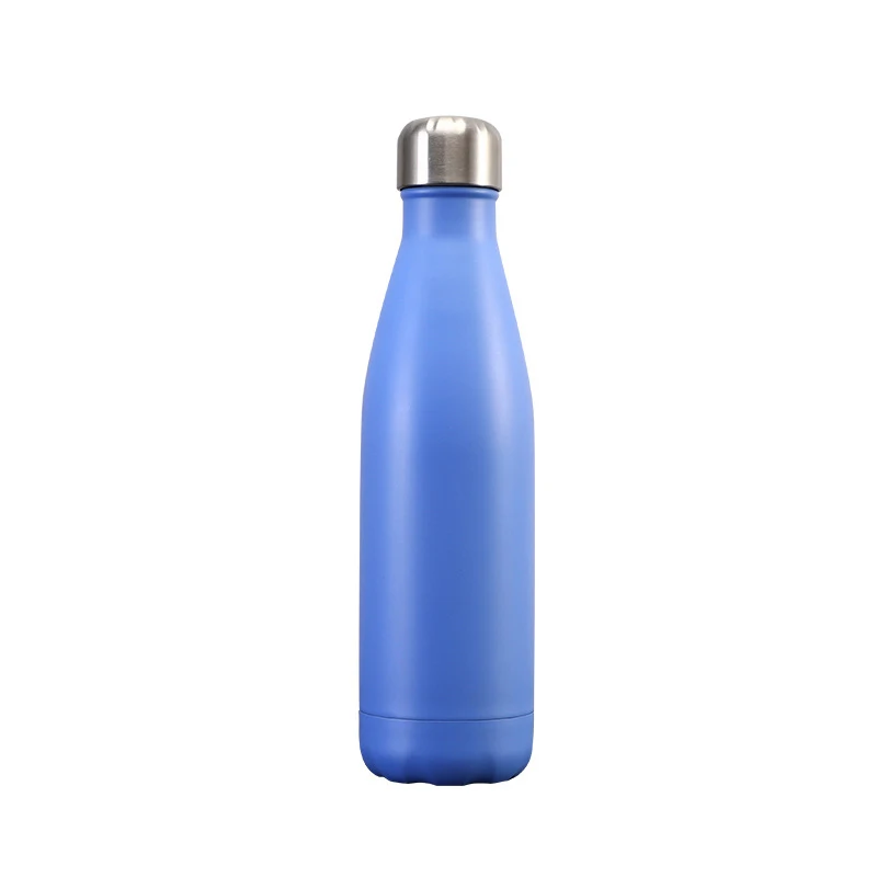 500 мл 304 Бутылки из нержавеющей стали С двойными стенками, вакуумная бутылка для воды, сохраняющая тепло и холод для тренировки, Подарочная чашка
