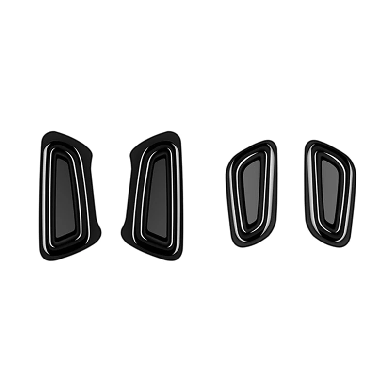 Автомобильная ярко-черная рамка кнопки сиденья с электроприводом Детали внутренней отделки для Toyota Alphard 40 серии 2023+