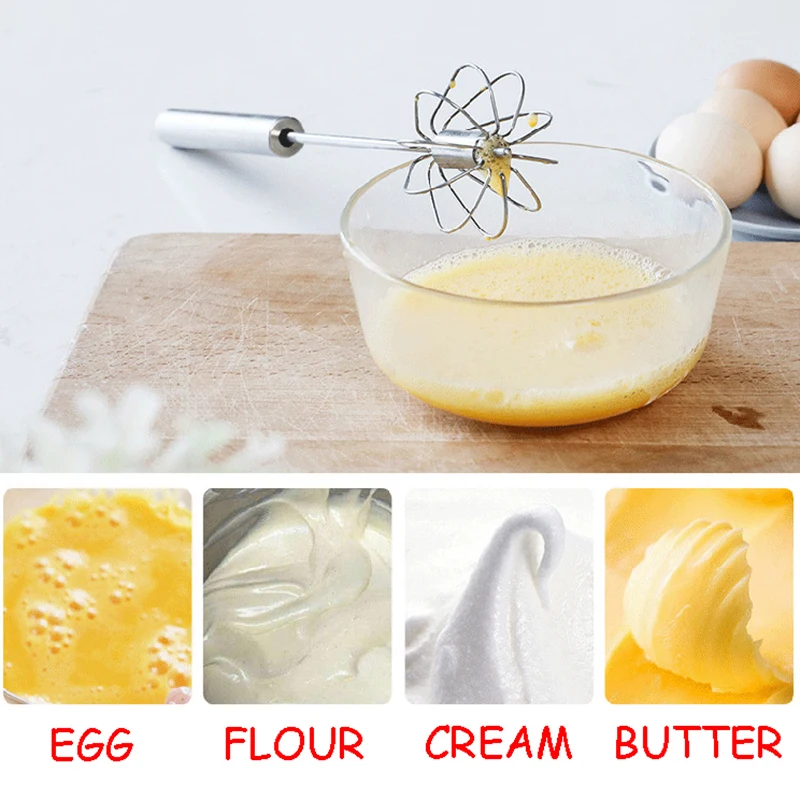 Бытовая полуавтоматическая взбивалка для яиц, кухонные принадлежности, посуда для сливок, венчик, ручной миксер, кухонные приспособления, инструменты для приготовления яиц
