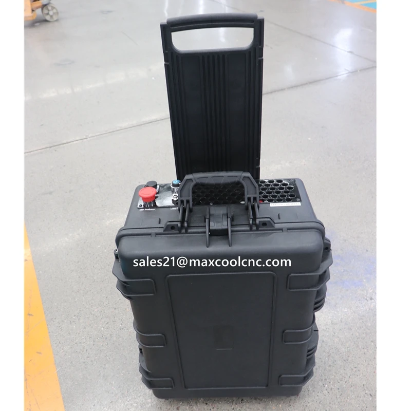 импульсная лазерная чистящая машина мощностью 100-500 Вт с чемоданом, портативное устройство для удаления ржавчины и краски с помощью лазера