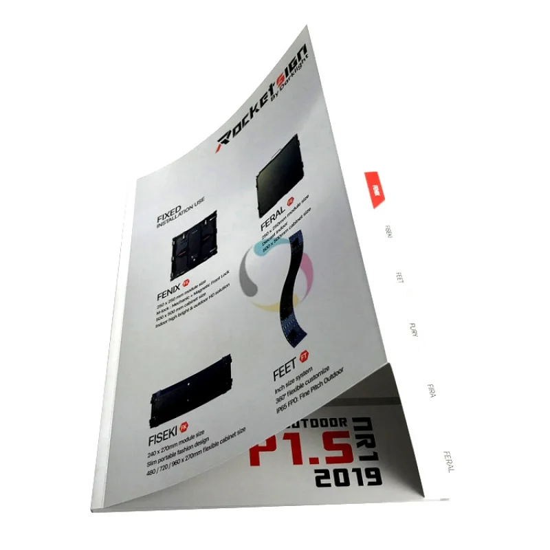 индивидуальный дизайн, печать брошюр в мягкой обложке, услуги печати каталогов брошюр в Китае