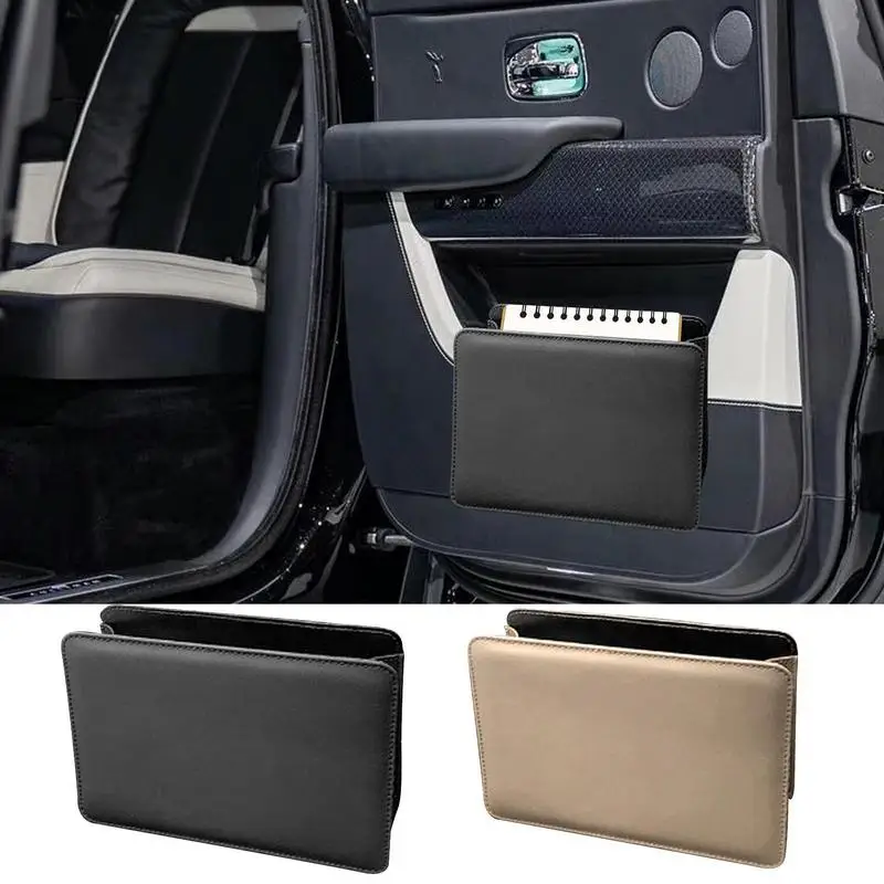 Кожаный ящик для хранения автокресла, боковой карман для автомобильного сиденья, Складной органайзер для автокресла, мешок для мусора для автоматической укладки и уборки