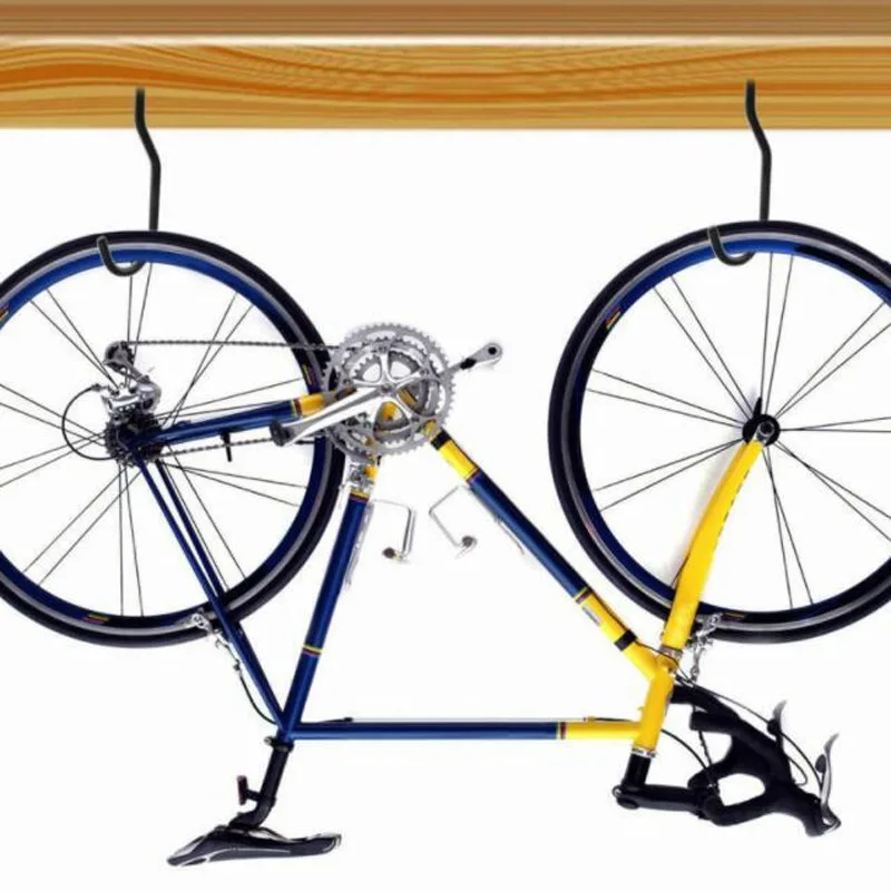 Крюк для настенного крепления велосипеда, прочный металлический крюк, Гаражный органайзер, пряжка для парковки велосипеда, Садовая внутренняя противоскользящая велосипедная настенная подставка