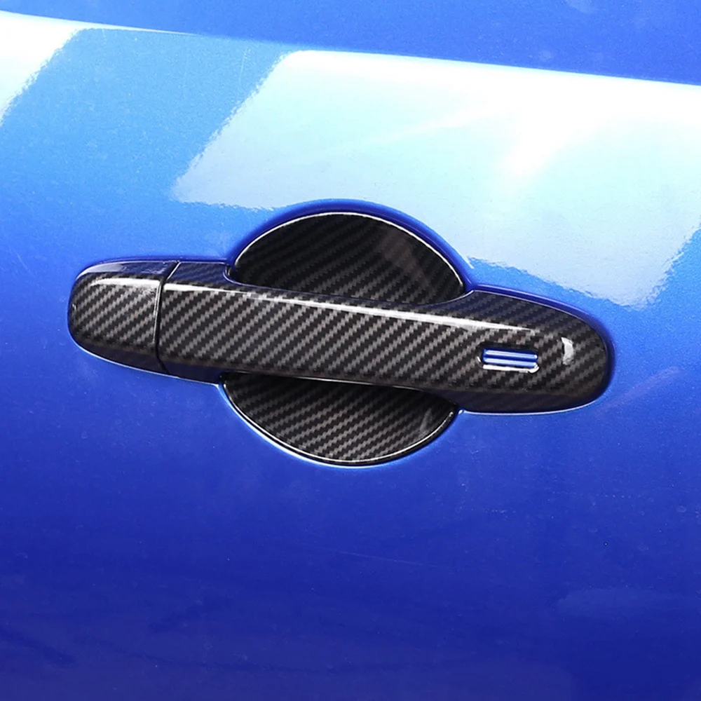 Накладка крышки ручки наружной двери Автомобиля Toyota 86 GT86 Subaru BRZ 2012-2020 (Углеродное волокно)