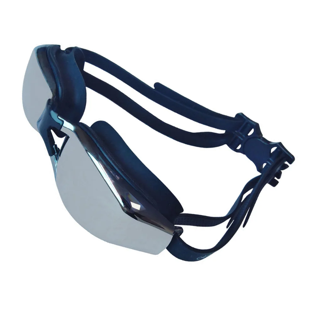 Очки для плавания при близорукости, водонепроницаемые очки с защитой от запотевания, купальники для взрослых с широким обзором