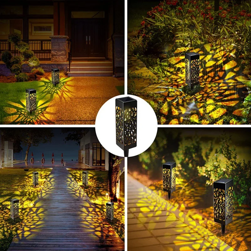 Подземный садовый светильник, солнечный Уличный декор для газона, Дорожка, садовый светильник, пейзаж, Водонепроницаемая наружная лампа, солнечный прожектор